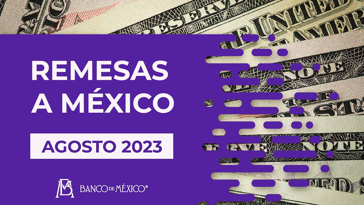 México recibió 5 mil 563 millones de dólares en remesas en agosto