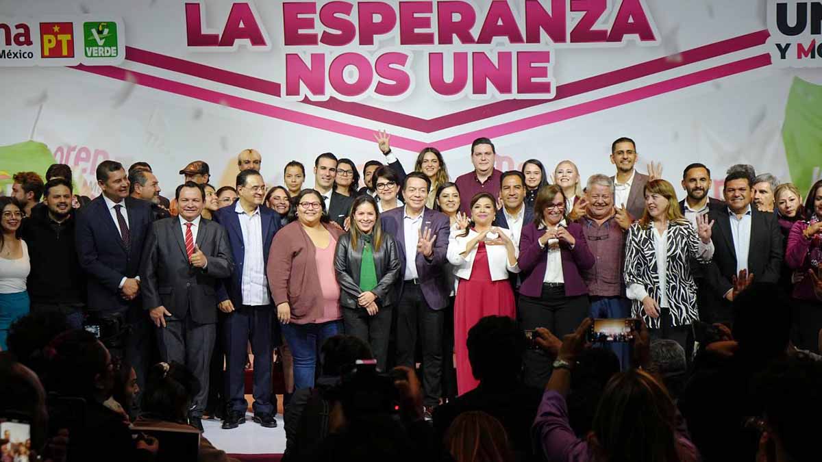 “La unidad y organización nos llevará al triunfo”, Sheinbaum felicita candidatos de Morena