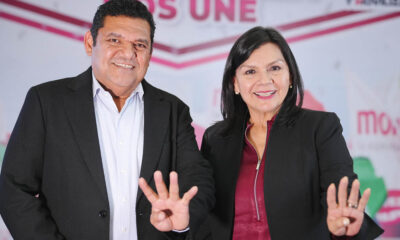 Javier May y Yolanda Osuna, entre ellos el candidato de Morena en Tabasco