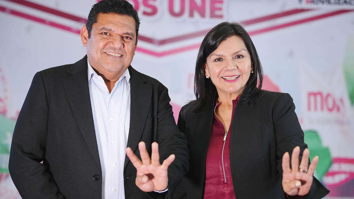 Javier May y Yolanda Osuna, entre ellos el candidato de Morena en Tabasco