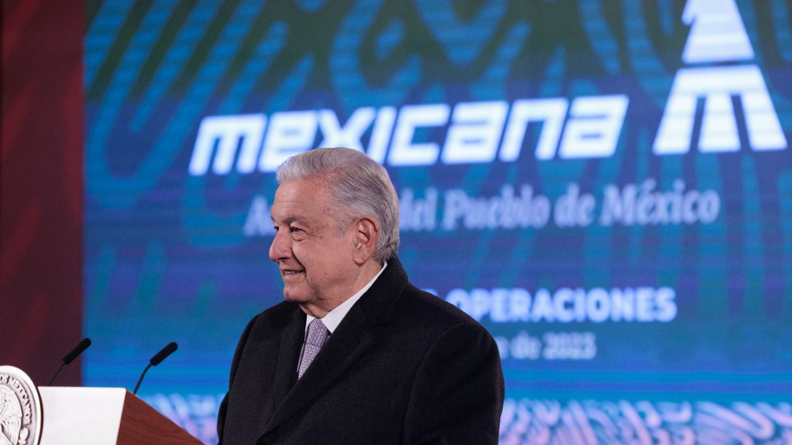 “Mexicana de Aviación se manejará con honestidad, no la van a manejar ladrones”: AMLO