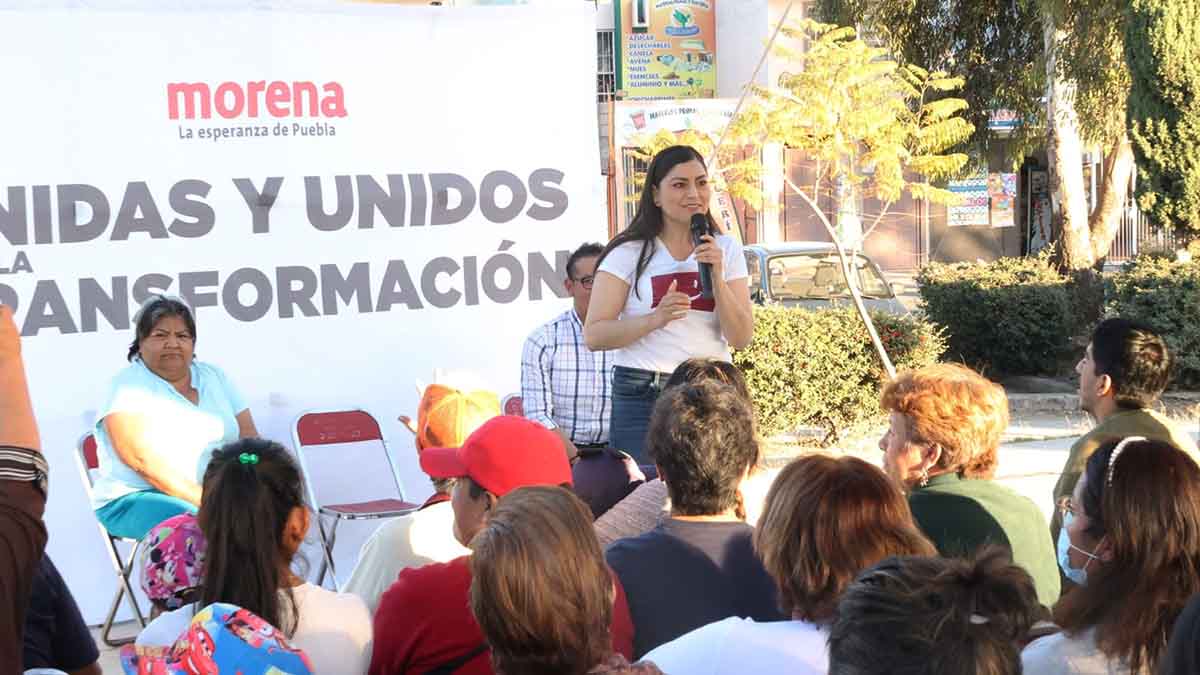 Claudia Rivera reitera su aspiración por la alcaldía de Puebla