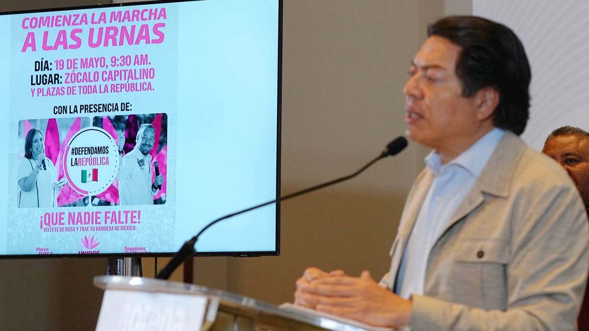 Marchas rosas fueron actos adelantados de campaña, asegura Mario Delgado