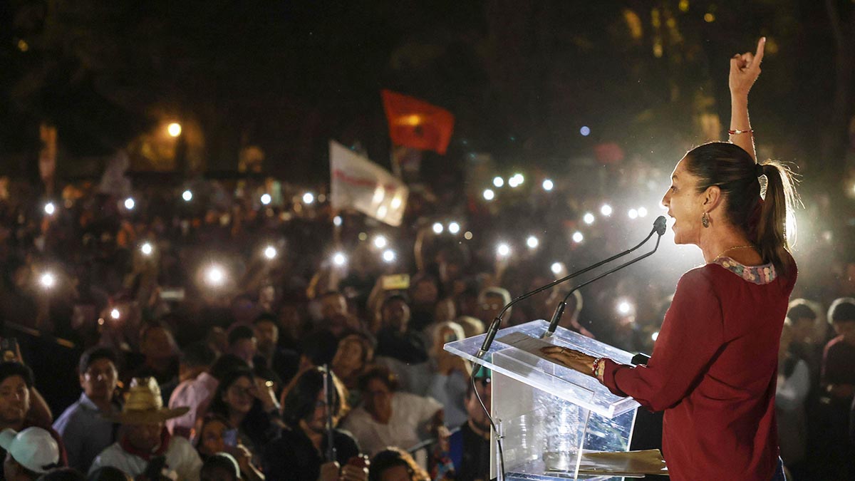 Apagan luz en mitin de Sheinbaum y Brugada en alcaldía Benito Juárez