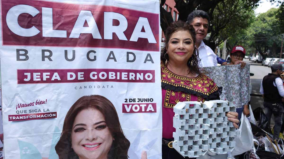 Clara Brugada instalará una mesa en el Zócalo para recibir propuestas de la gente