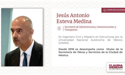 Jesús Esteva será el nuevo secretario de Infraestructura, Comunicaciones y Transportes: “habrá coordinación con Sedena”