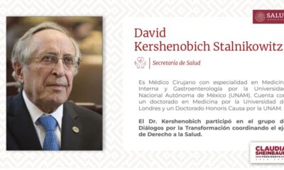 David Kershenobich, secretario de Salud: “Vamos a avanzar en un sistema de salud sólido”
