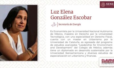 Luz Elena González, titular de la Secretaría de Energía: “vamos a asegurar la soberanía energética”