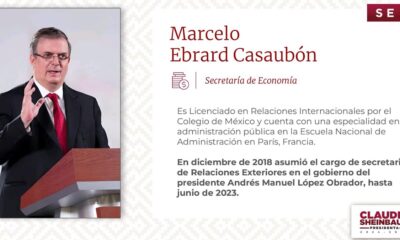 Ebrard será el secretario de Economía; lograr la prosperidad compartida, su tarea
