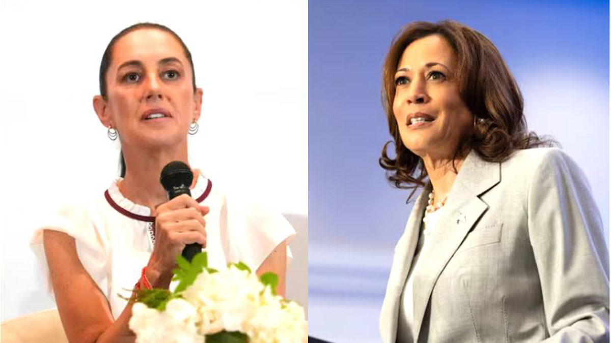 Sheinbaum y Kamala Harris hablan por teléfono sobre migración, comercio y crisis climática