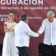 Inauguran AMLO y Sheinbaum tramo final de la carretera Minatitlán-Hidalgotitlán