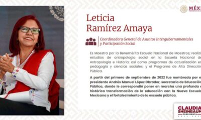 Dar seguimiento a los compromisos presidenciales, será mi función: Leticia Ramírez