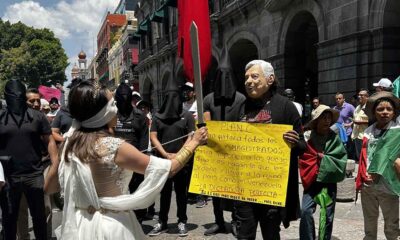 “Defiendo la justicia”, trabajadores, jueces y magistrados del Poder Judicial se manifiestan en contra de la reforma