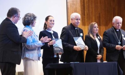 Iglesia pide a Sheinbaum trabajar juntos para alcanzar la reconciliación y la paz