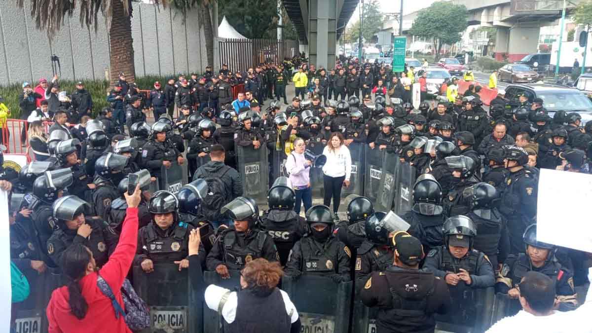 Norma Piña rechaza “represión” contra integrantes del PJF por haber sido encapsulados por policías