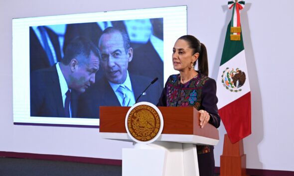 “Sentencia de García Luna habla de la decadencia del sexenio de Calderón”; Sheinbaum