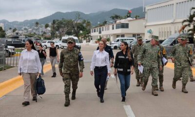 Lo más urgente es el abasto del agua y restablecimiento de caminos, señala Sheinbaum tras visita a Acapulco