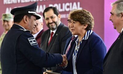 Sube Delfina Gómez salario a policías y renueva parque vehicular para vigilancia en el Edomex