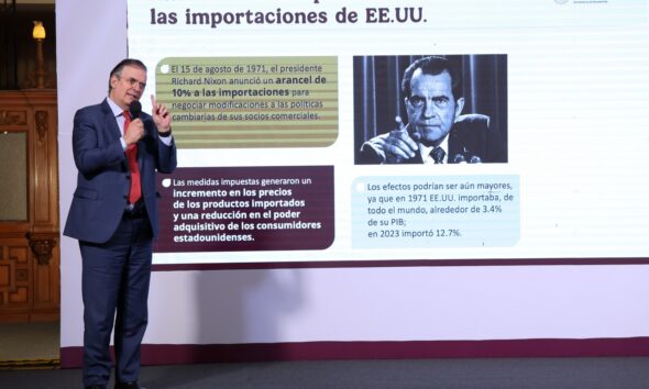 Con arancel de 25% se afectarían 400 mil empleos en EU y empresas de ese país; "sería un tiro en el pie": Ebrard