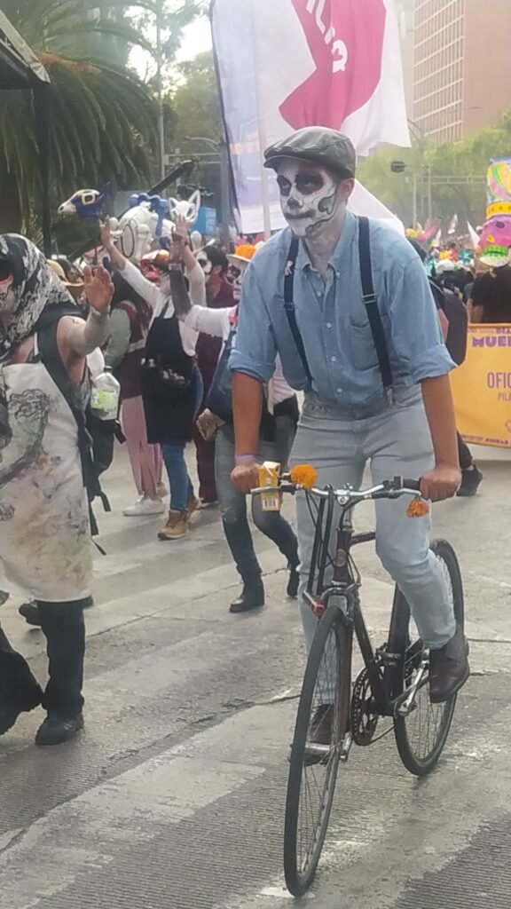 Las bicicletas no faltaron en algunas de las avenidas donde más suelen usarla los capitalinos. Foto: Francisco Mendoza