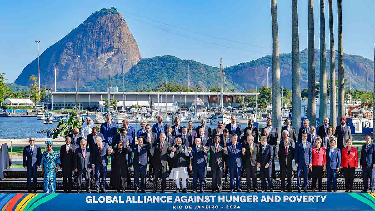 Sheinbaum participa en la foto oficial de la Cumbre G20