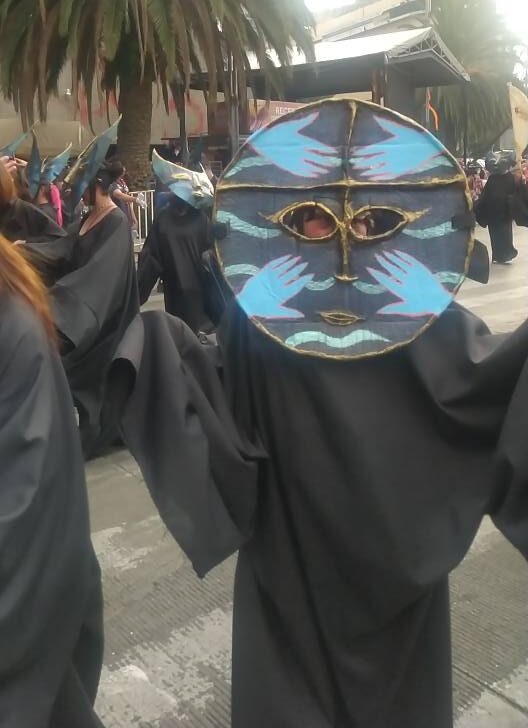 Leonora Carrington fue una de las artistas mexicanas homenajeadas en el presente desfile. Foto: Francisco Mendoza