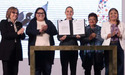 Sheinbaum firma decreto para garantizar derechos de las mujeres