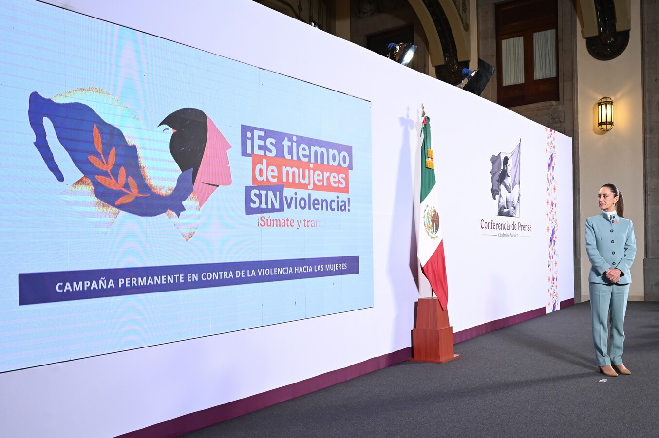 Gobierno federal lanza campaña para eliminar la violencia contra la mujer