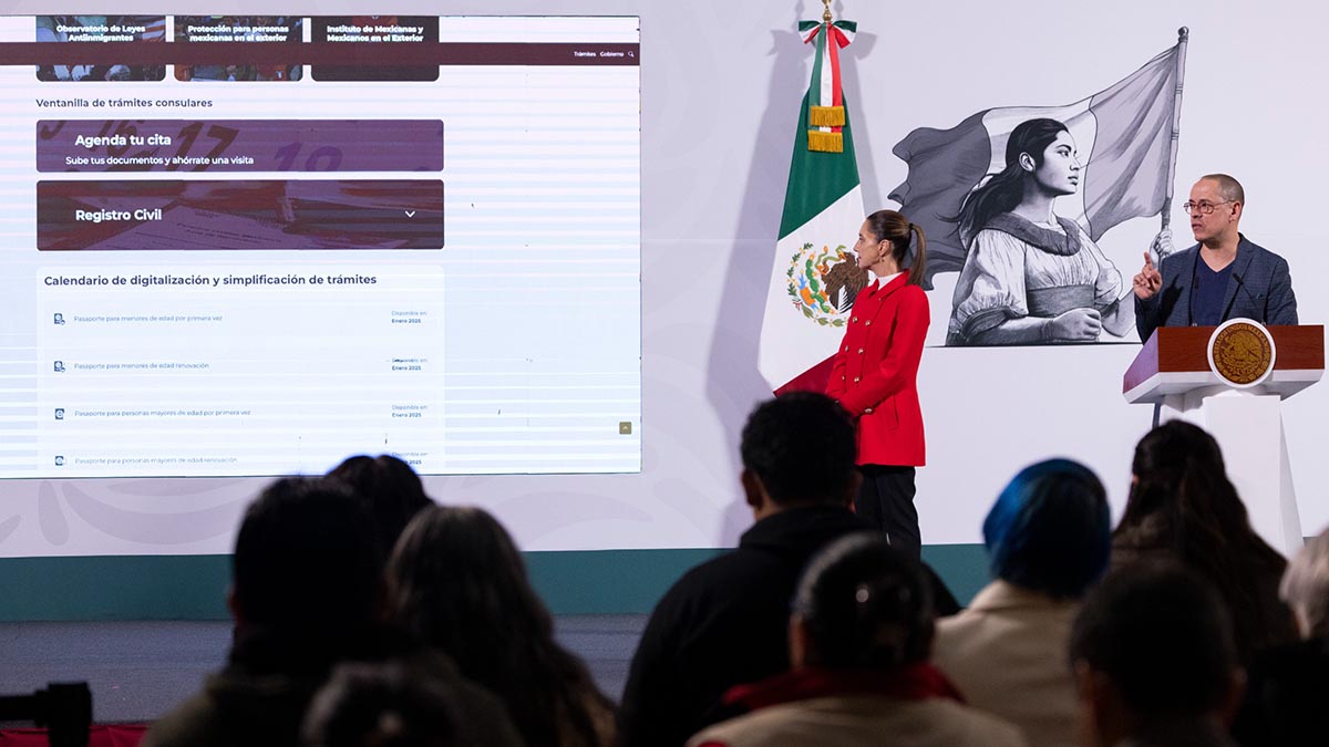 Gobierno de México simplifica y digitaliza trámites para migrantes en el extranjero