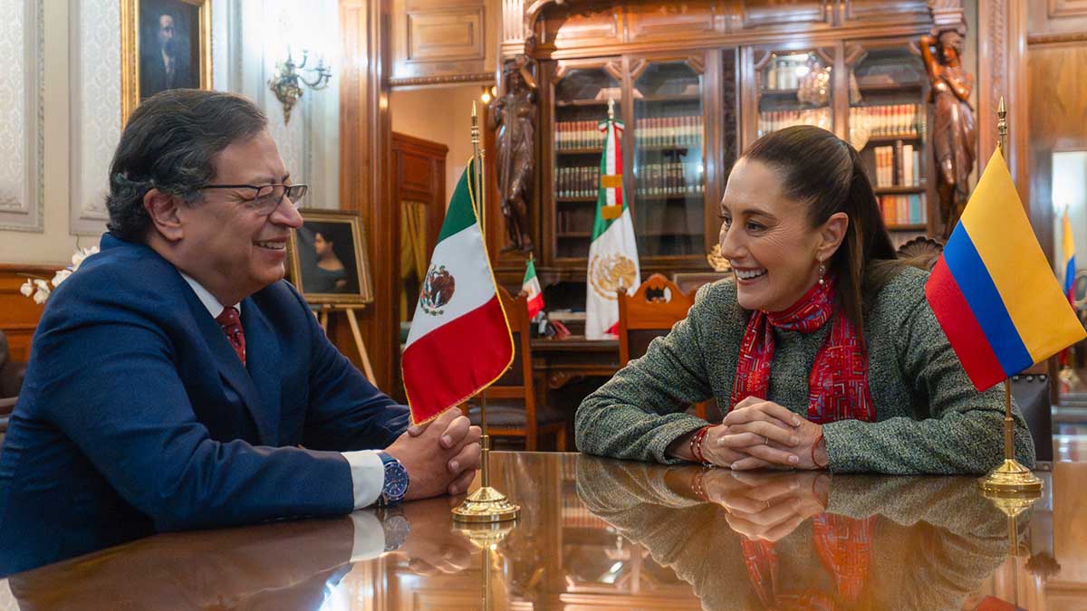 “Platicamos sobre la importancia de la unidad entre los gobiernos progresistas”, Sheinbaum tras reunión con Petro