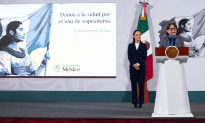 Sheinbaum defiende prohibición de vapeadores; asegura que se inspeccionará que no haya venta ilegal