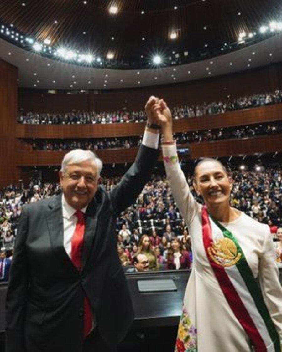 Sheinbaum descarta reunirse con AMLO en su gira por Palenque