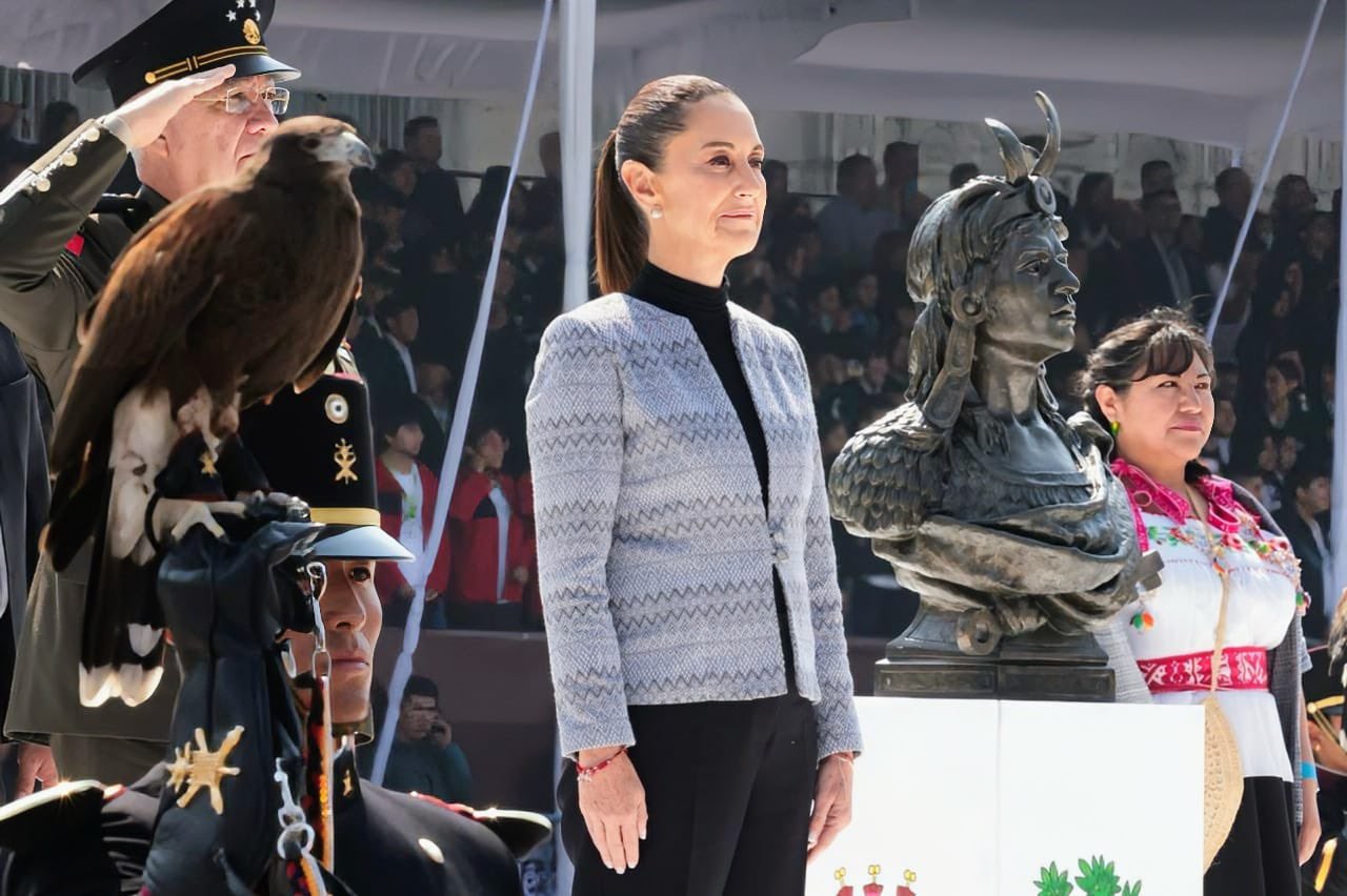 Sheinbaum encabeza funeral de Estado a Cuauhtémoc