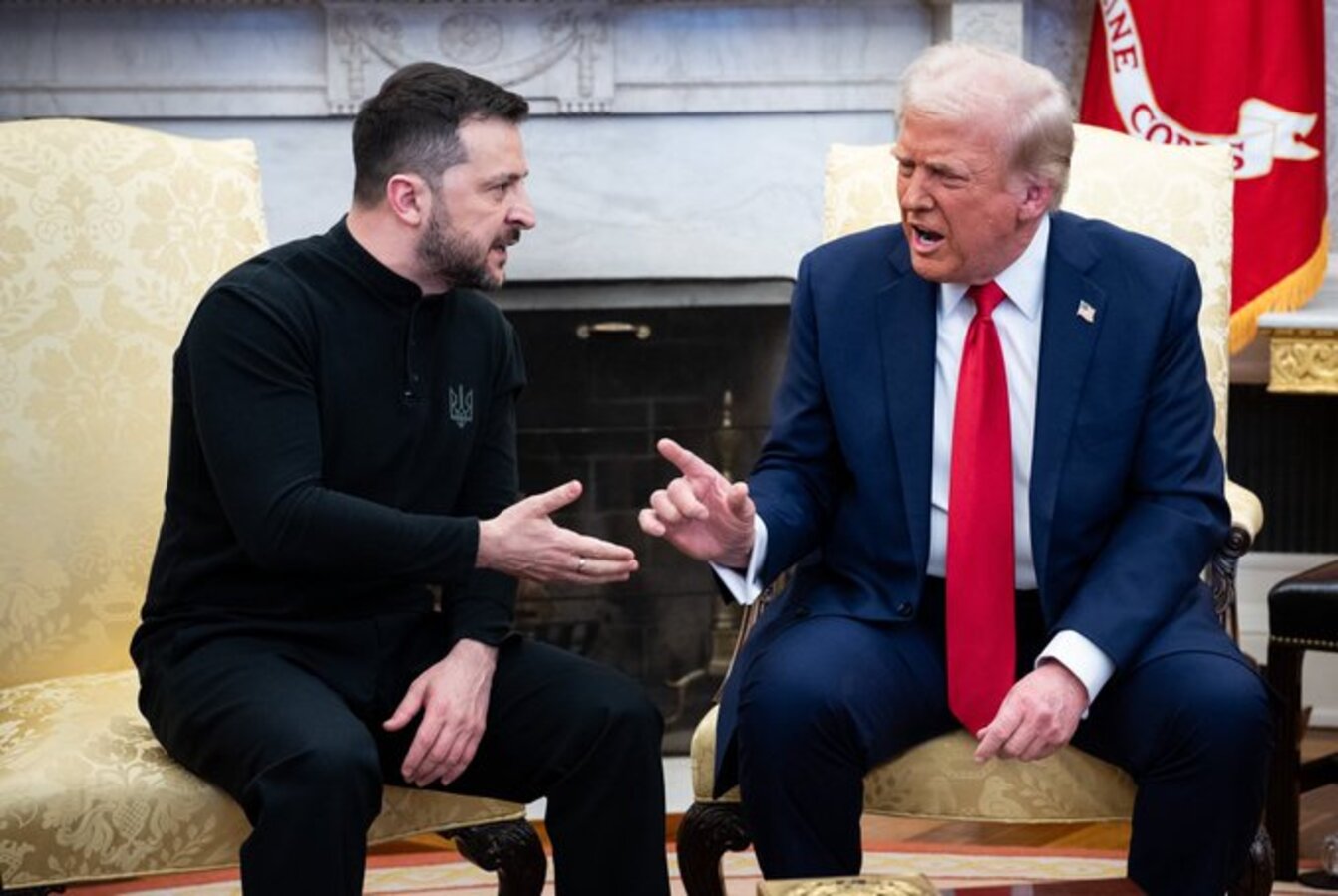 Zelensky y Trump pelean en la Casa Blanca