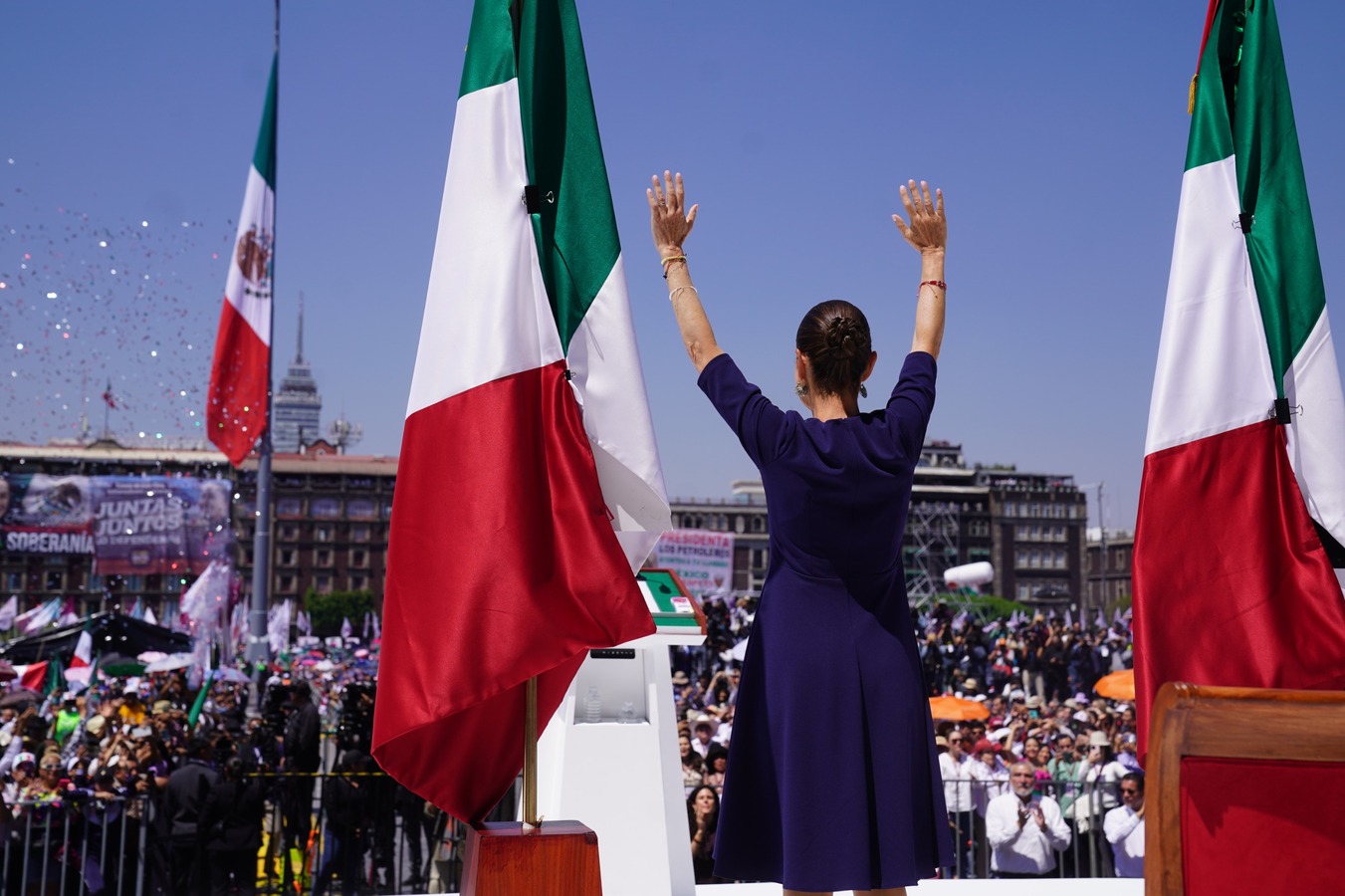 “El pueblo de México no puede resultar afectado por hegemonías extranjeras”: Sheinbaum