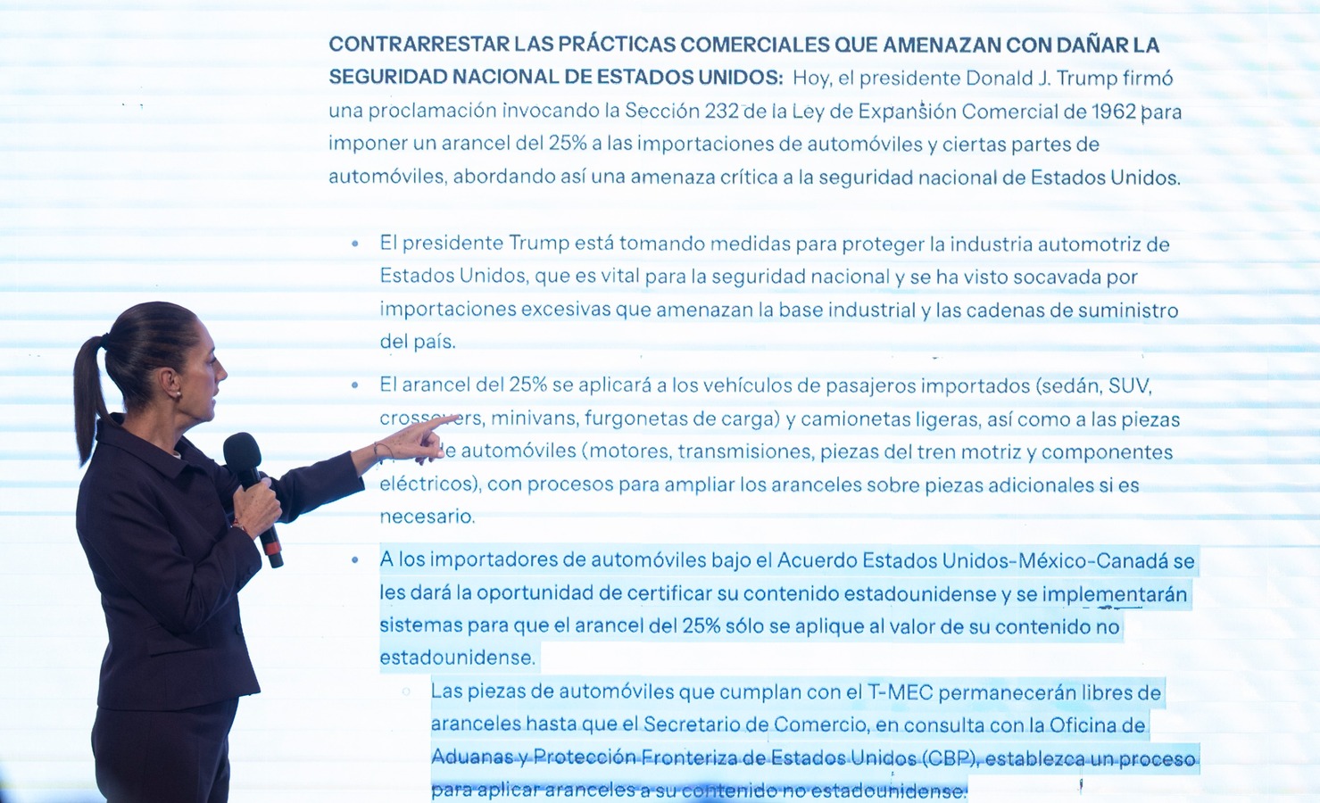 Sheinbaum esperará al 3 de abril para dar “respuesta integral” a aranceles de EU