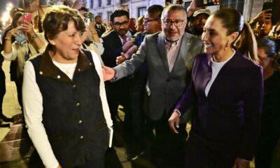 Sheinbaum se reúne con gobernadora y secretario de Gobierno del Edomex