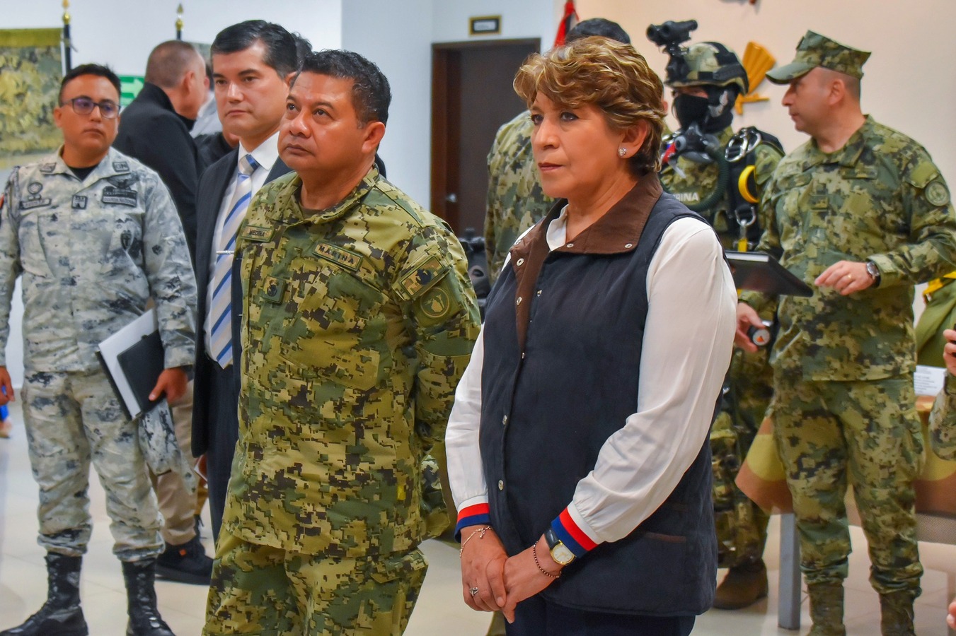 Delfina Gómez y Fuerzas Armadas reafirman estrategia de seguridad en Estado de México