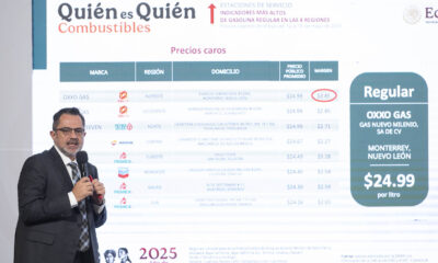 757 estaciones aún venden gasolina por encima de 24 pesos, admite Profeco