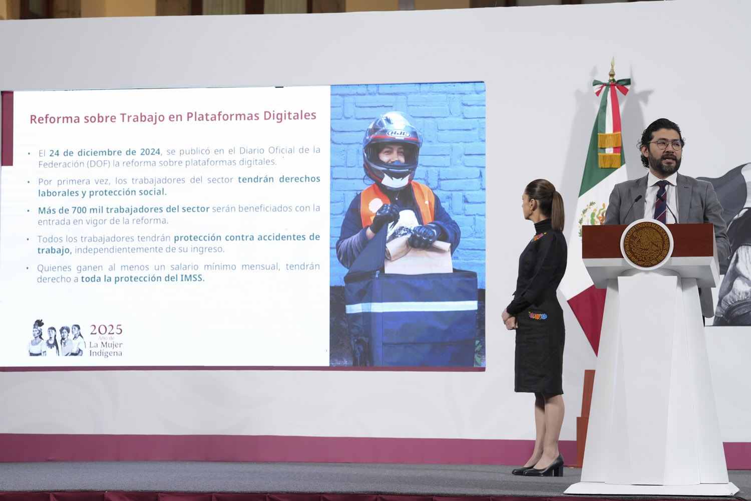 Reforma laboral para plataformas digitales es para garantizar un mínimo de protección social Marath Bolaños