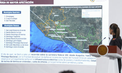 Reporta CNPC daños en 13 municipios y un menor muerto por huracán Erick_