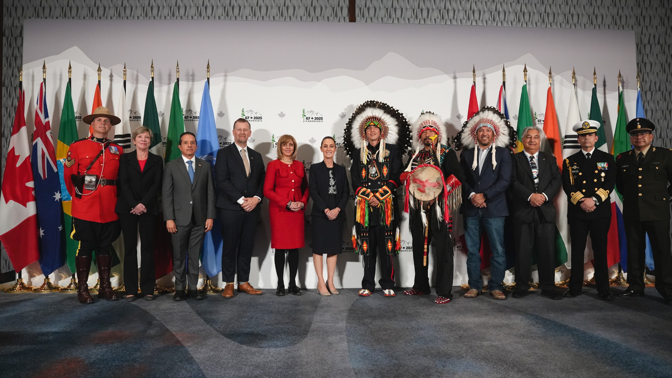 Sheinbaum mantiene agenda en Cumbre del G7 sin bilateral con Trump