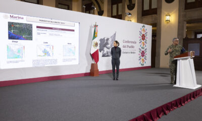 Toca tierra "Erick" en Pinotepa Nacional, Oaxaca; Sheinbaum pide no bajar la guardia