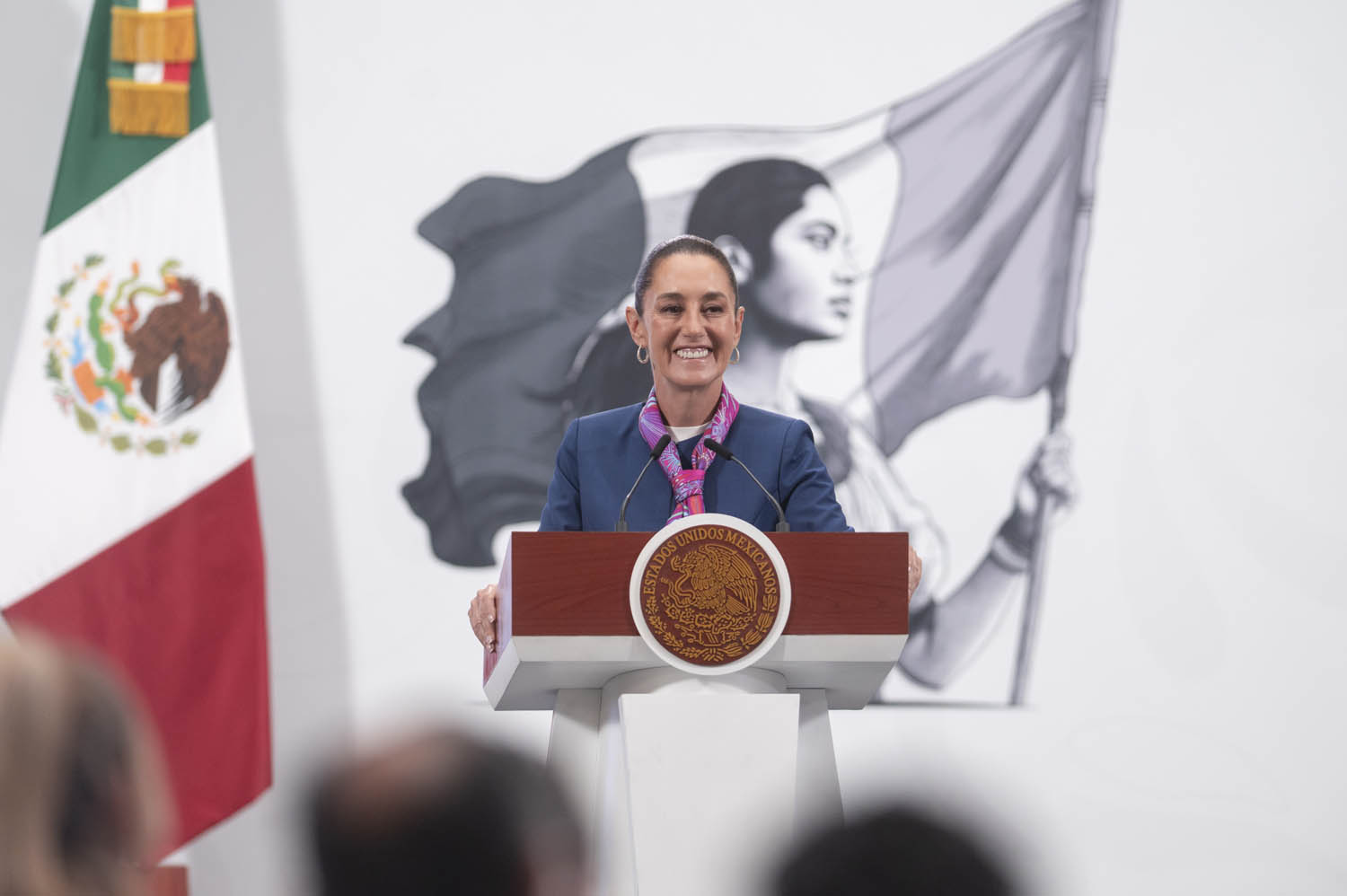 Vamos muy bien, dice Sheinbaum a un año de ser electa presidenta