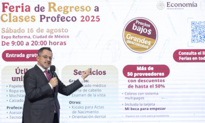 Anuncia Profeco feria de regreso a clases el 16 de agosto