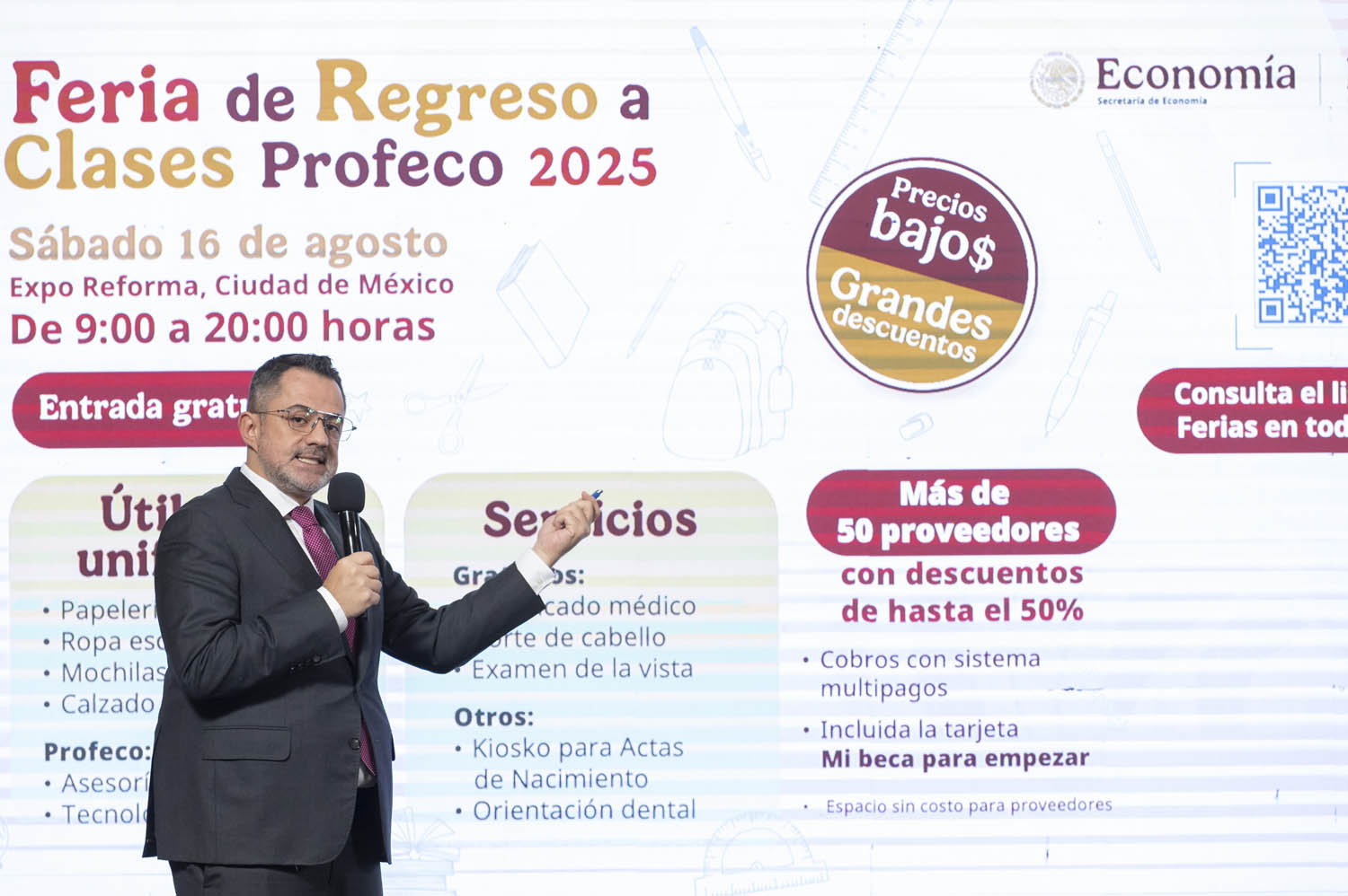 Anuncia Profeco feria de regreso a clases el 16 de agosto