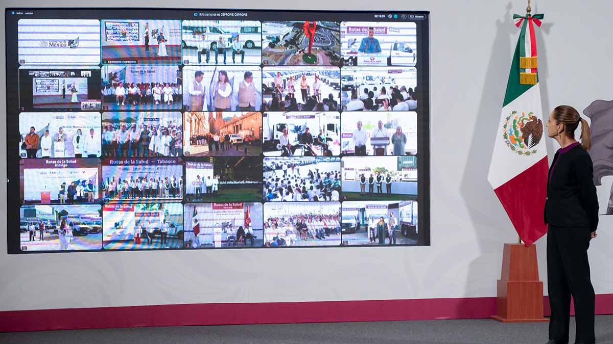 Sheinbaum pone en marcha programa ‘Rutas de la salud’ para abasto de medicamentos