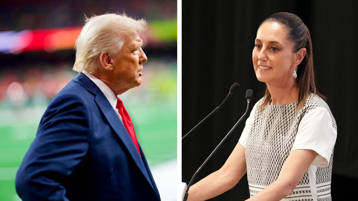 Trump dice que México hace lo que él le pide; Sheinbaum afirma que en México manda el pueblo