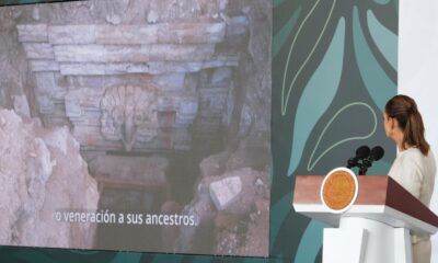INAH descubre tumba zapoteca en Oaxaca: “es el descubrimiento arqueológico más relevante de la última década”: Sheinbaum