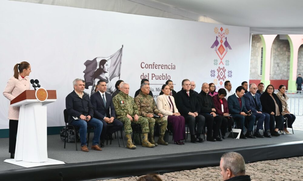 Plan michoacán “no es coyuntural”, afirma Sheinbaum